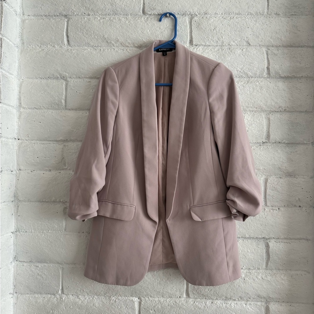 Express Relaxed fit Blazer Pink